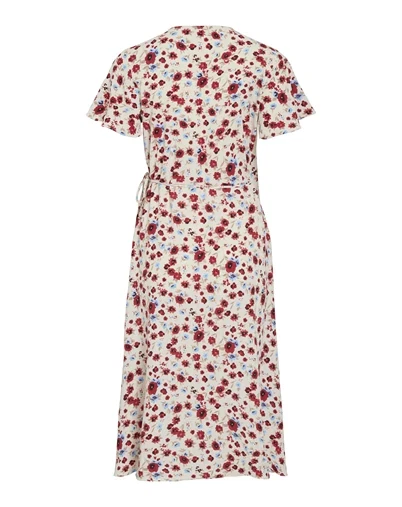Vila - VILovie Wrap Midi Kjole - Birch